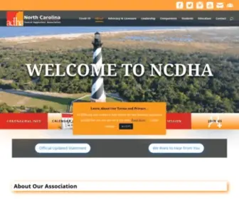 NCDha.org(North Carolina Dental Hygienists' Association) Screenshot
