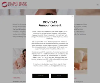 NCDiaperbank.org(Diaper Bank of North Carolina) Screenshot