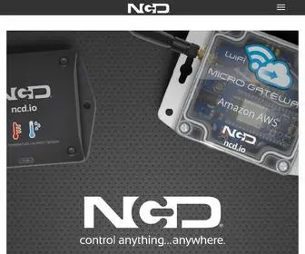 NCD.io(NCD Manufactures Plug and Play Hardware for IoT & Industrial Automation) Screenshot