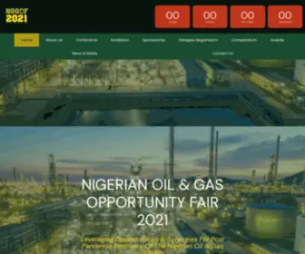 NCDMbnogof.org(Nigerian Oil & Gas Opportunity Fair) Screenshot