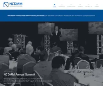 NCDMM.org(NCDMM-National Center for Defense Manufacturing and Machining) Screenshot