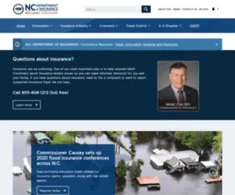 NCDoi.gov(NC DOI) Screenshot