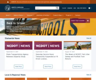 NCDot.biz(Department of Transportation) Screenshot