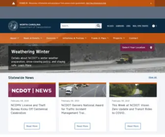 NCDot.us(Department of Transportation) Screenshot