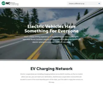 NCDriveelectric.com(North Carolina's Electric Cooperatives) Screenshot