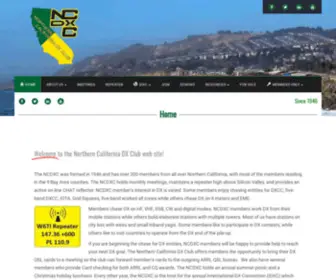 NCDXC.org(Established 1946) Screenshot