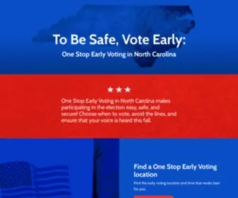 Ncearlyvoting.com(NC Early Voting) Screenshot