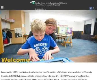 Ncecbvi.org(Nebraska Center for the Education of Children who are Blind or Visually Impaired) Screenshot