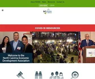 Nceda.org(North Carolina Economic Developers Association) Screenshot