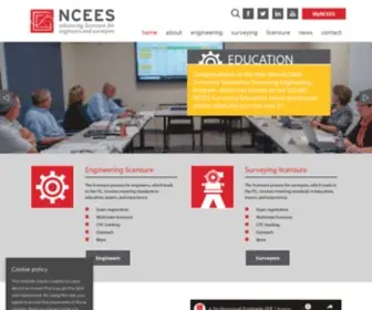 Ncees.org(Home) Screenshot