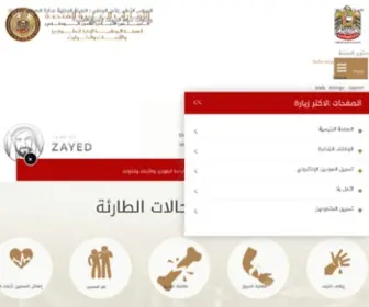 Ncema.ae(The Supreme Council for National Security) Screenshot