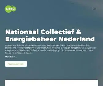 Ncen.nl(Nationaal Collectief en Energiebeheer Nederland) Screenshot