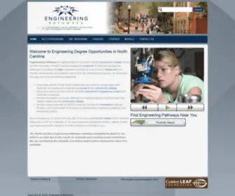 Ncengineeringpathways.org(Engineering Pathways) Screenshot