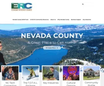 Ncerc.org(Nevada County Economic Resource Council) Screenshot