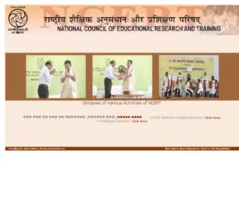 Ncert.gov.in(NCERT) Screenshot