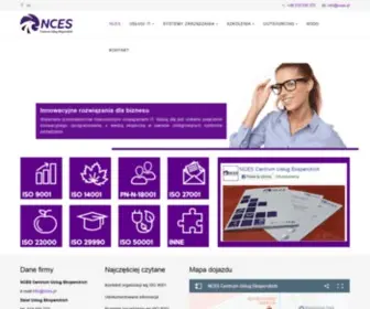 Nces.pl(Wdrożenie sytemu zarządzania ISO) Screenshot
