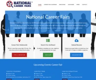 Ncfairs.com(National Career Fairs) Screenshot