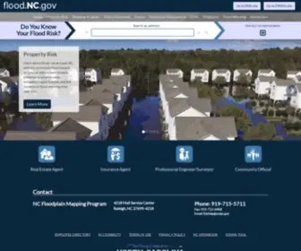 NCfloodmaps.com(North Carolina Floodplain Mapping Program) Screenshot