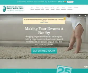 NCFMC.com(Northern California Fertility Medical Center) Screenshot