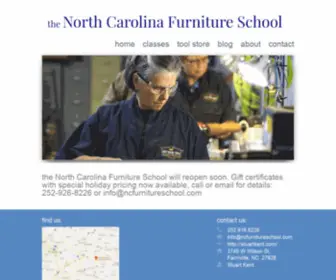 Ncfurnitureschool.com(The North Carolina Furniture School) Screenshot