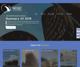 NCgceg.com(NCGC for Contracting & real state) Screenshot