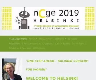 Ncge2019.fi(NCGE 2019) Screenshot