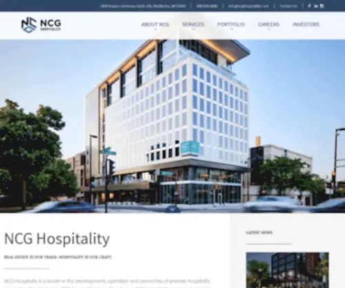 NCghotels.com(Hotel Property Management) Screenshot