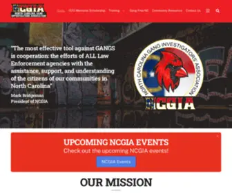 Ncgia.org(North Carolina Gang Investigators Association) Screenshot