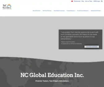 NCGlobaledu.com(NC Global Education) Screenshot