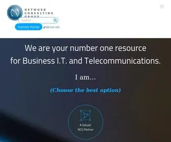 NCgtelecom.com(Telecom Solutions) Screenshot