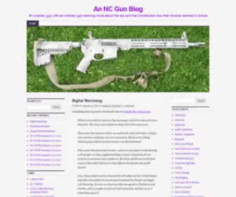 Ncgunblog.com(An NC Gun Blog) Screenshot