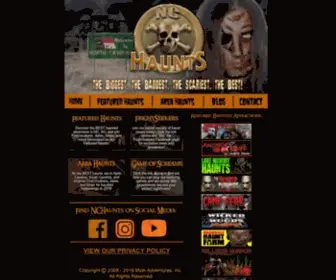 Nchaunts.com(North Carolina Haunts) Screenshot