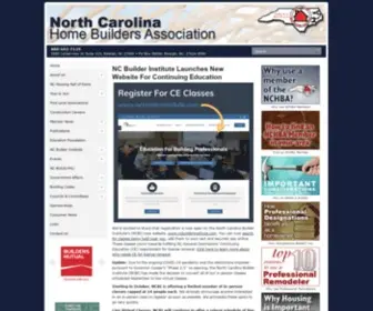 NChba.org(North Carolina Home Builders Association Welcome) Screenshot