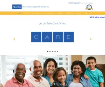 NCHccares.org(Newark Community Health Center) Screenshot