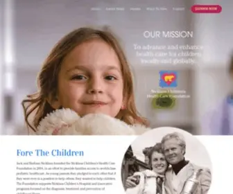 NCHCF.org(Nicklaus Children's Health Care Foundation) Screenshot
