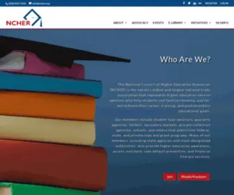 Ncher.org(National Council of Higher Education Resources) Screenshot