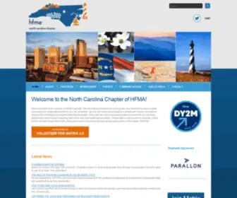 NCHfma.org(North Carolina Healthcare Financial Management Association) Screenshot