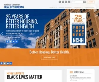 NCHH.org(The National Center for Healthy Housing) Screenshot
