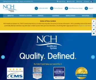 NCHMD.org(NCH Healthcare System) Screenshot