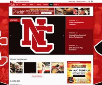 NChsathletics.com(North Central) Screenshot