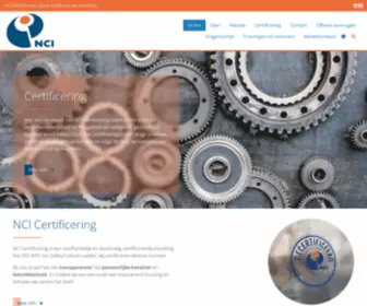 Nci-Certificering.nl(NCI Certificering) Screenshot