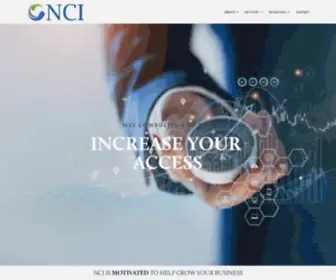 Nci-CG.com(NCI Consulting Groups) Screenshot