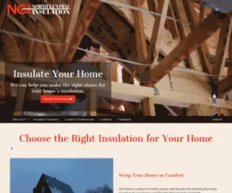 Nci-INS.com(Wrap your home in comfort with nci insulation) Screenshot