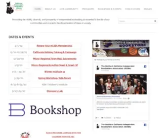 Nciba.com(Northern California Independent Booksellers Association) Screenshot