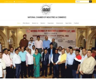 Ncicagra.in(National Chamber of Industries and Commerce) Screenshot