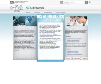 Ncifcrf.gov(NCI at Frederick) Screenshot