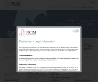 Ncim.co.uk(NEW CITY INVESTMENT MANAGERS UK) Screenshot