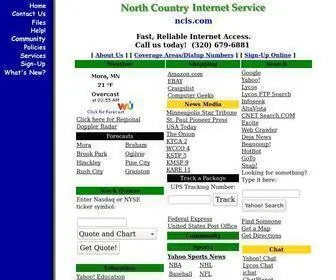 Ncis.com(North Country Internet Service) Screenshot