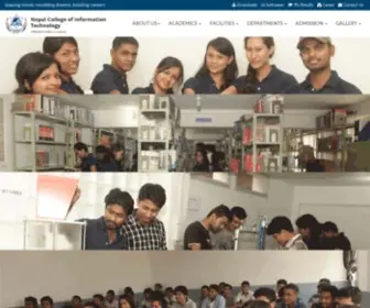 Ncit.edu.np(Nepal College of Information Technology) Screenshot