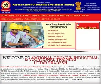 Ncivt.co.in(National Council of Industrial & Vocational Trai) Screenshot